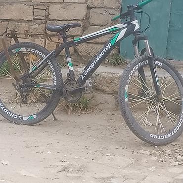 velosipet mtb: Dağ velosipedi – Спортмастер brendi - Çərçivə: yüngül alaşımlı, 26" — 2