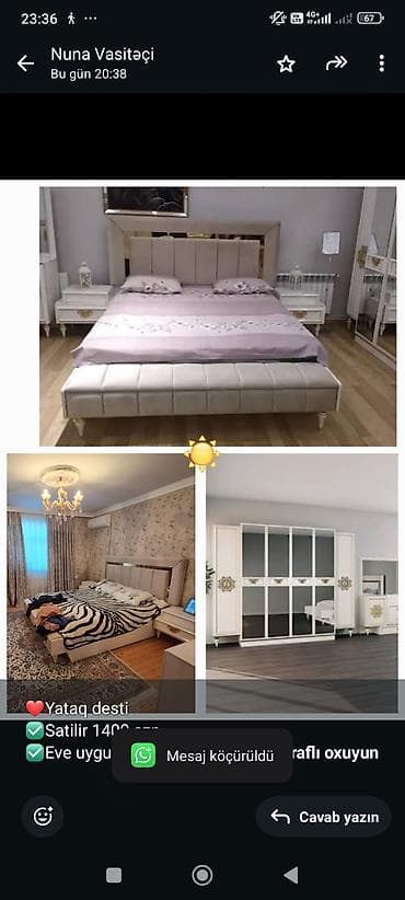 ❤️Yataq desti ✅Satilir 1400 azn ✅Eve uygun gelmir deye satilir ✅Alinib