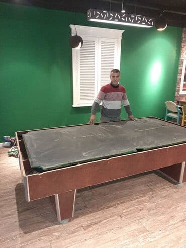 nerd taxta satisi: Pul stolu 8 fut Amerikan pul stolu satilir Qara mermerden.temiz — 5