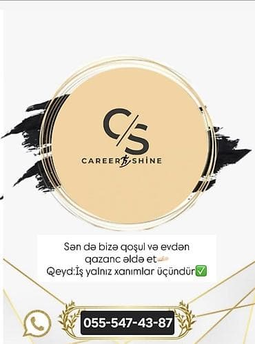 iş elanlari 2023: Iş saati istenilen 2-3 saat.Maaş deyişendir.Tecrube isə teleb olunmur — 1