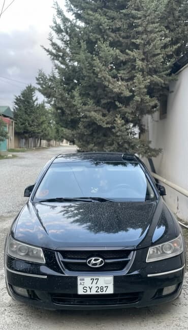 подставка для телефона в машину: Hyundai Sonata sedan – qara rəng, 4 qapı, AZ 77-SY-287 dövlət nömrə — 1