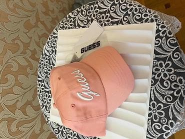 ağ kepka: Kepka, Guess, Yeni, rəng - Çəhrayı, One size — 2