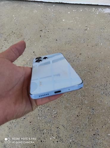 data modem sim card: Redmi 12, 128 GB, rəng - Göy, Barmaq izi — 5
