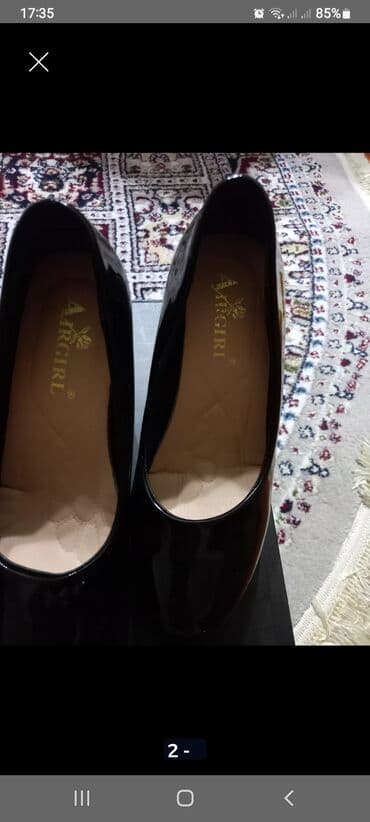 rezin bot: Ölçü: 36.5, rəng - Qara, İşlənmiş — 8