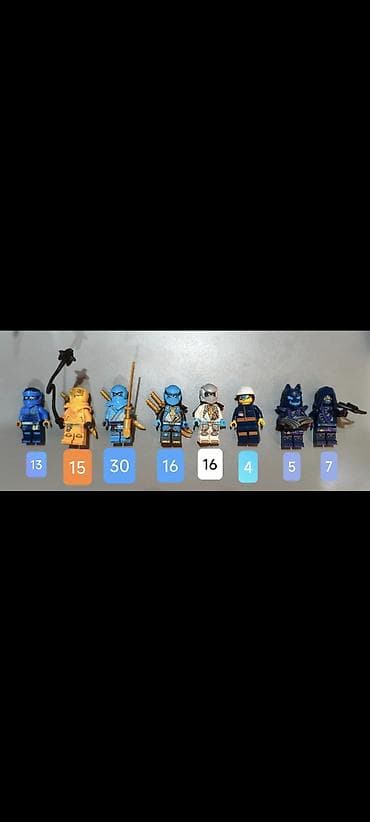 mutfaq oyuncaqları: Original Lego Ninjago İdeal veziyyetde təzə lego adam satıram cızığı — 1