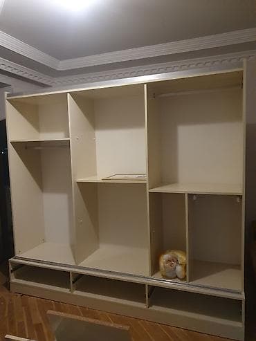kombi dolabı: 2 qapılı, Güzgülü, Bej, Digər material, Kupe, Düz dolab — 2