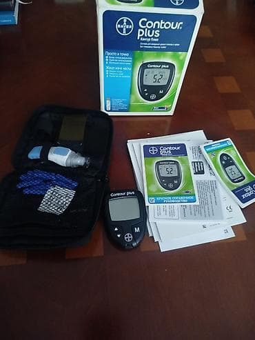 Qlükometrlər: Bayer Contour Plus qlükometr dəsti Məhsul təsviri: - Qan şəkərinin — 2