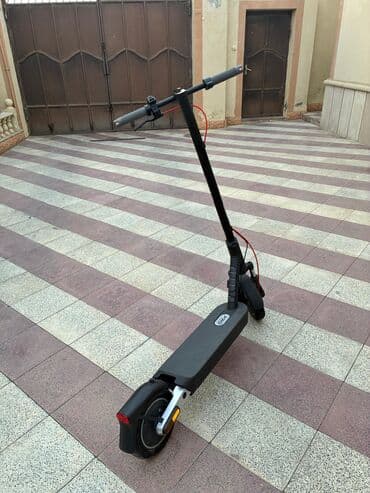 samakatlar elektiriksiz mingecevir ucuz: Elektrik skuter – “PRO” seriyası - Rəng: qara - Geniş, teksturalı — 11
