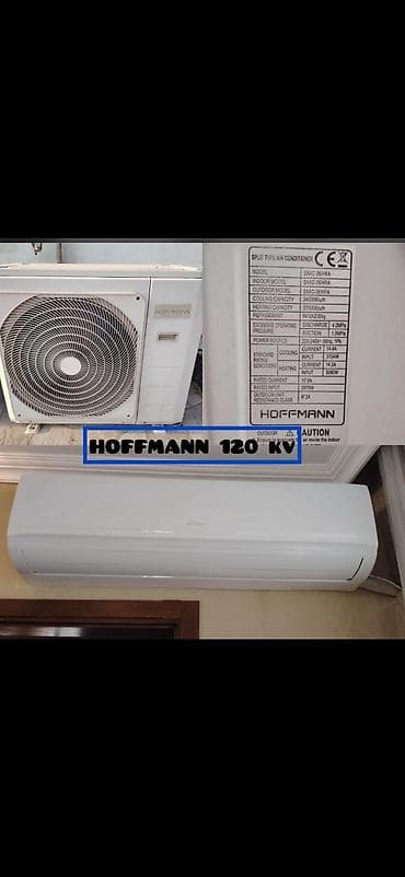 hoffman paltaryuyan təmiri: Kondisioner Hoffmann, İşlənmiş, 100-dən çox kv. m, Split sistem, Kredit yoxdur — 1