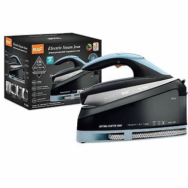 derzi utusu: RAF R.1242 Electric Steam Iron – Optima Center 3000 buxarlı ütü — 2