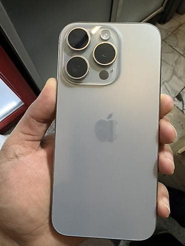 Запчасти для телефонов: IPhone 15 Pro, 128 ГБ, Серебристый, Face ID — 5