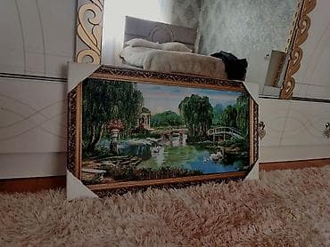 Dekorativ tablo – landşaft mövzulu yağlı boya reproduksiyası - Mövzu