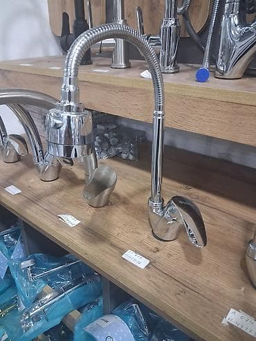 Mətbəx üçün çevik borulu qarışdırıcı kran - Material: xrom-qabıqla — 1