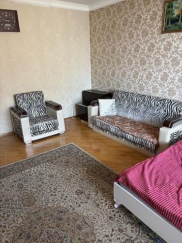 Zebra naxışlı Divan ve 2 kreslo. Ucude acilib yataq olur. 20 yanvara — 3