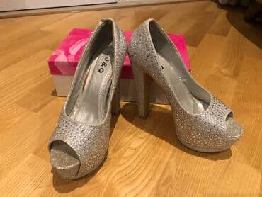 basanoşkalar 2024: Ölçü: 37, rəng - Gümüşü, İşlənmiş — 2