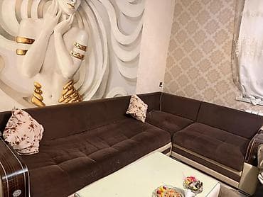 kafe divanlari: Kreslo ve divanin bir terefi bazalidir divan taxt kimi açilir — 2