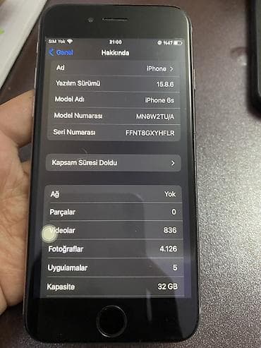 iphone 7: IPhone 6s, Space Gray, Barmaq izi — 6