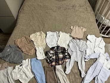 uşax: Uşaq geyimləri dəsti – oğlan üçün, 0–6 ay aralığı - Bodi kolleksiyası — 3