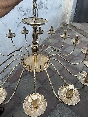 pilləkan ucun cılcıraq: Çılçıraq, 10 və daha çox lampa, Metal — 1
