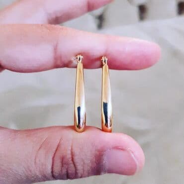 yuxuda qızıl sırqa görmək: Sırğa, Sarı qızıl, 585 Əyar, 296 g — 3