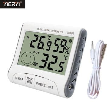 istilik ölçən cihaz: Termometr termometr və nəmişlik ölçen dc-103 xaladelnik termometri — 2