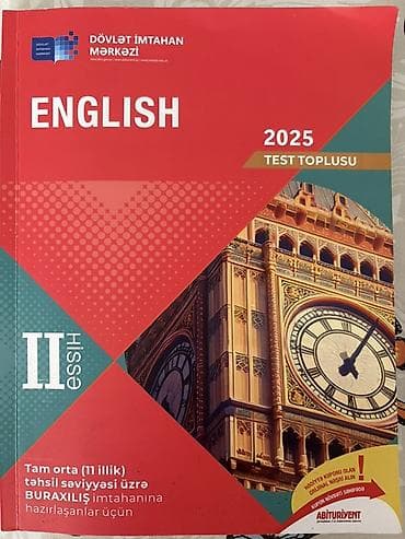 İngilis dili Testlər 11-ci sinif, DİM, 2-ci hissə