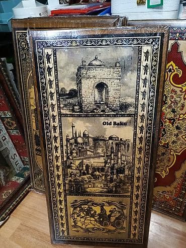 Вазы: Bakı mövzulu dekorativ taxta Nərdlər Sadə Faner nərdlər 25-azn Ünvan Q — 2