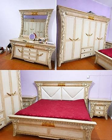 İkinəfərlik çarpayı, Dolab, Termo, 2 tumba, İşlənmiş — 1