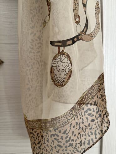 hicablı geyim: Шарф Gianni Versace. Оригинал. Шёлк. Размер 175см*70см. В идеальном — 2