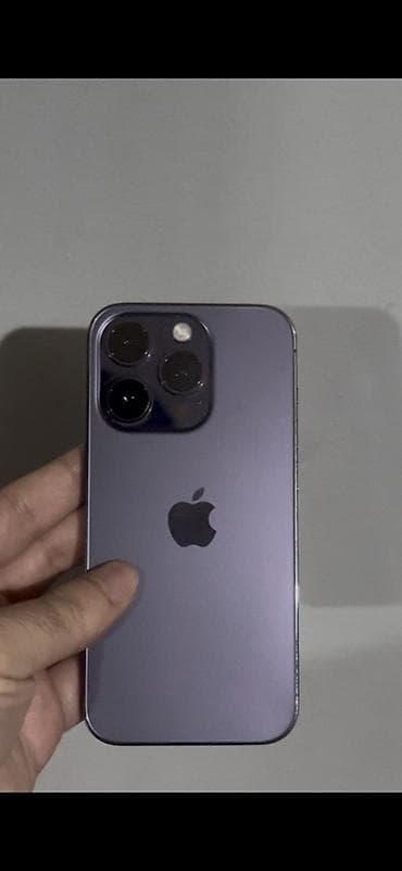 i fone 10: IPhone 14 Pro, 256 GB, Deep Purple, Simsiz şarj, Face ID — 2