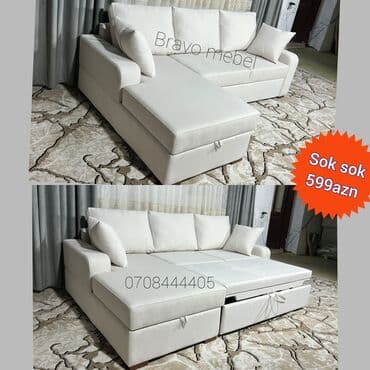 qupka: Künc divan, Yeni, Açılan, Bazalı, Parça, Ünvana pulsuz çatdırılma — 1