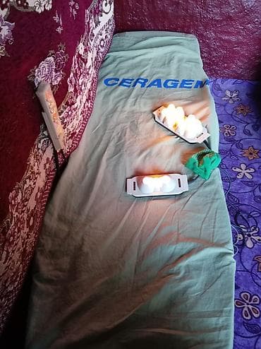 CERAGEM termomasaj yatağı və uzaq infraqırmızı (FIR) daş başlıqlar