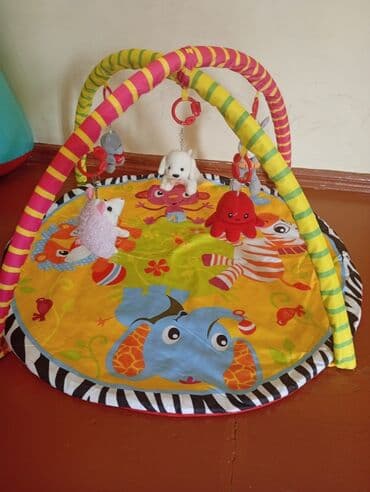 детские музыкальные коврики: Rəngarəng körpə oyun xalçası və inkişafedici gym - Dairəvi oyun — 3