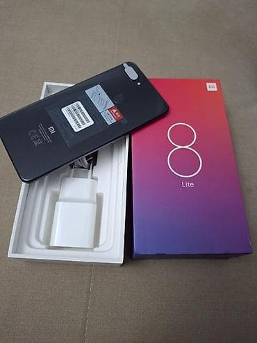 iphone xr ikinci el: Xiaomi Mi 8 Lite, 64 GB, rəng - Qara, 
 Barmaq izi — 5