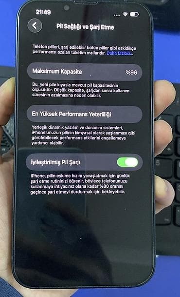 ayfon quba: IPhone 13, 128 GB, Midnight, Barmaq izi, Face ID — 2