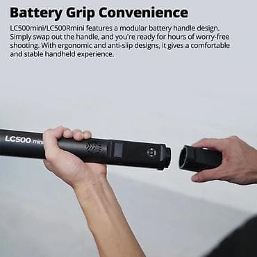 sur mikrofon: Godox LC500R mini – portativ RGB LED işıq çubuğu və ikiqat qanadlı — 6