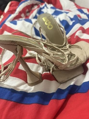 emelie тональный крем производитель: EGO brend qadın sandal - Rəng: bej/nude - Üst material: zərif süet — 2