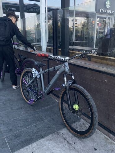 велосипед бишкек бу: Dağ velosipedi – 26” təkərli, disk əyləcli, amortizatorlu - Çərçivə — 5