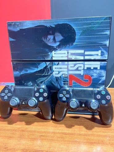 👑Aytac23 Ps 4 Fat model Yaddas 500 GB sistem 13.02 Ustunde 2 Pult Ve