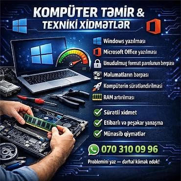 qapi demir qapi seyf qapi: Kompüter təmiri və texniki xidmətlər - Windows yazılması - Microsoft — 1