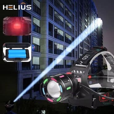 çənə rezini: Bas feneri teze mallar Zaryadka ile -2 eded 18650 batareya Baş — 3