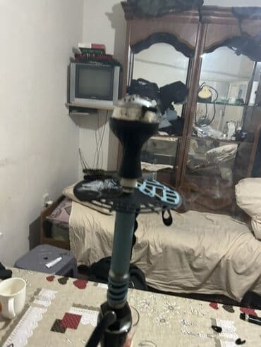 shah qəlyan mağazası qelyan tutunleri və qəlyan satışı: Kalyān (şişə nərgilə) komplekti - Rəng: qara şüşə baza, mavi/göy — 2