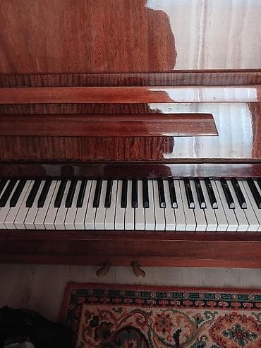 Музыкальные инструменты: Upright pianino – “Ukraina” (Украина) markası - Korpus: tünd qəhvəyi — 2