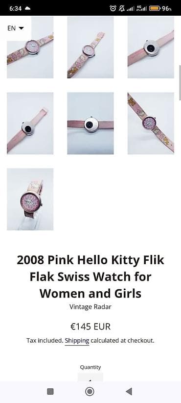 Swatch usaq saati Temiz Original Isvece, Swatch Kvars saati. Hem Usaq — 3