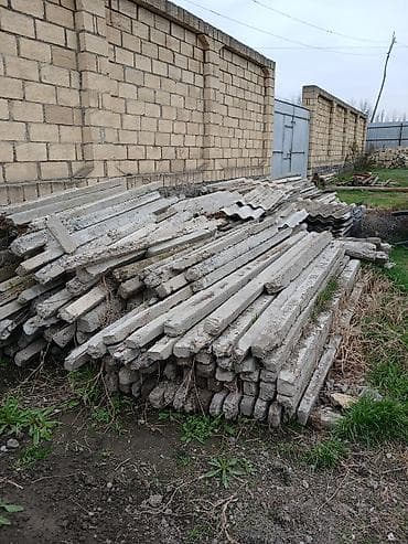 Məhsul: Beton dirəklər və şifer lövhələr Təsvir: - Hündür, uzun