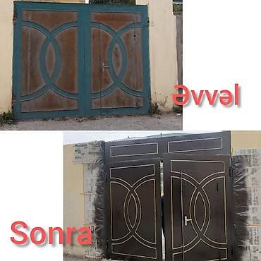 ev darvazalari: 🏠 Darvaza Təmir və Rəngləmə Xidməti! 🖌️ Ev və obyekt darvazalarınızı — 9