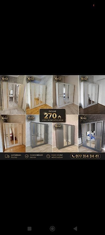 ag qapi: Mebel dolabları – müasir dizaynlı, rəng seçimi mövcuddur. Fərqli — 1