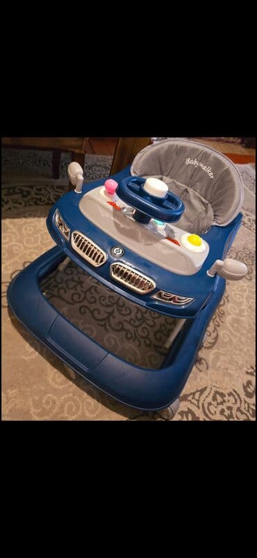 Termometrlər: Uşaq gəzdirəni – Babywalker model - Avto-dizaynlı, mavi rəngli karkas — 1