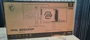 msi optix mag271r: MSI 321CUPDF 32 inch 4K ✅ Vəziyyət: Tamamilə yeni ✅ Model: MSI MAG — 3