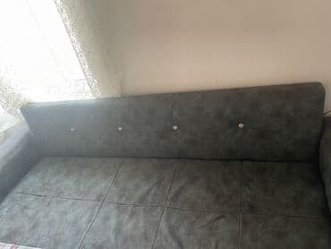 диваны для кафе и ресторанов: Диван, Б/у, Нераскладной, Набук — 1